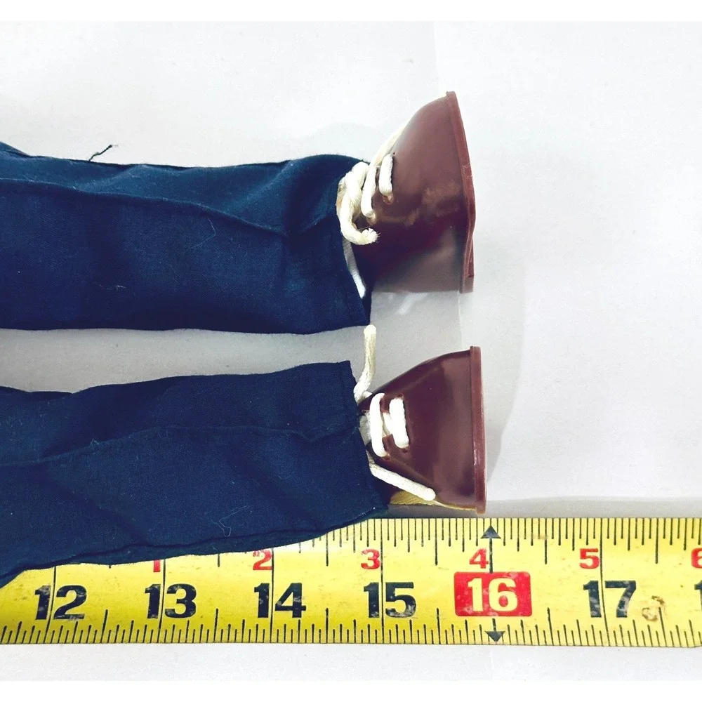 Vintage Dazl Dolls by Russ Boy Doll Formal Outfit Blue‎ Vest Pants Shoes